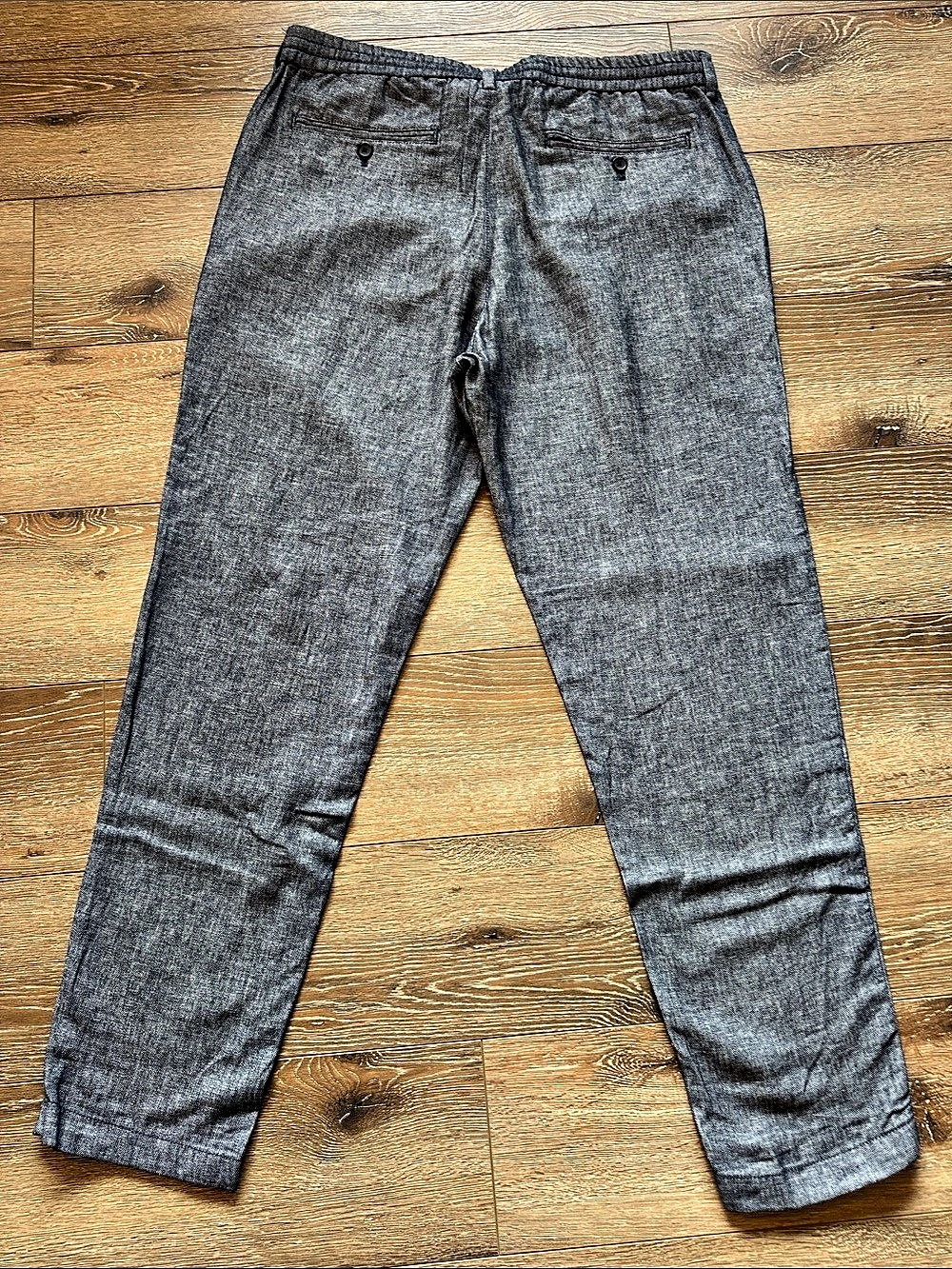 Banana Republic Men’s Mason Athletic Tapered Pant Gray Waist 35x34 - Picture 9 of 10